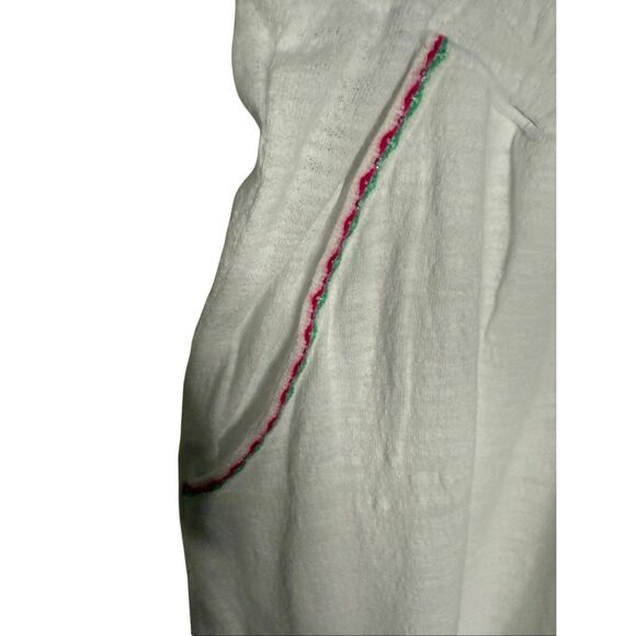 Pitusa Set Slub Knit Wide Leg Pants and Top Women’s Size Medium - Picture 7 of 8